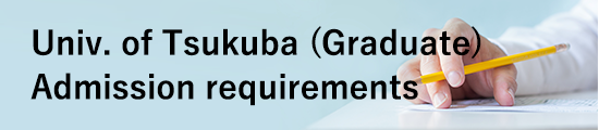 University of Tsukuba Graduate Admissions